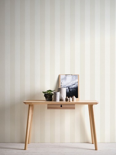 Vliestapete cremeweiß beige - cremeweiß,
