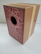 Cajon Percussion Trommelkiste Drum Kuba-Trommel Echtholz Wassertransferdruck