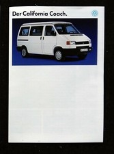 VW Bus T4 California Coach Prospekt 1992