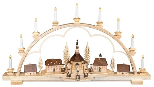 Schwibbogen seiffener dorf - seiffener,