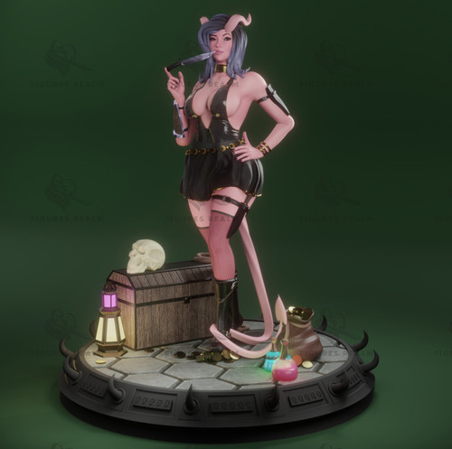 Tiefling rogue resin - tiefling,