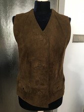 Wildleder - Weste   braun   Gr.36