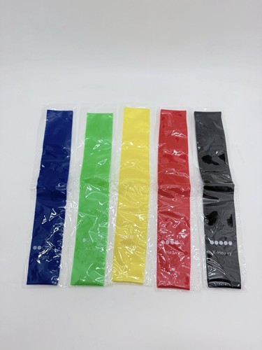 5er set fitnessbänder - set,