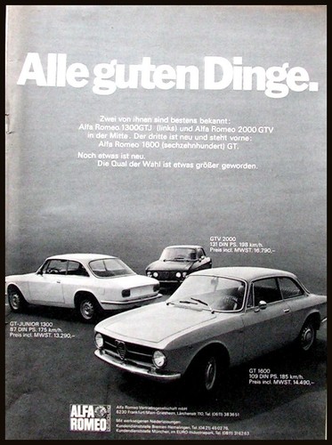 Alfa romeo gtv 2000 - romeo, gt