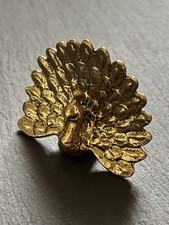 Pfau aus Messing | Pfauenrad