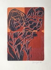 Klaus Herzer Farbholzschnitt