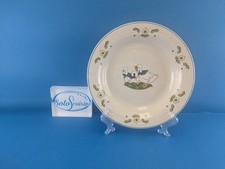 Mandarin Stoneware Gänse Suppenteller