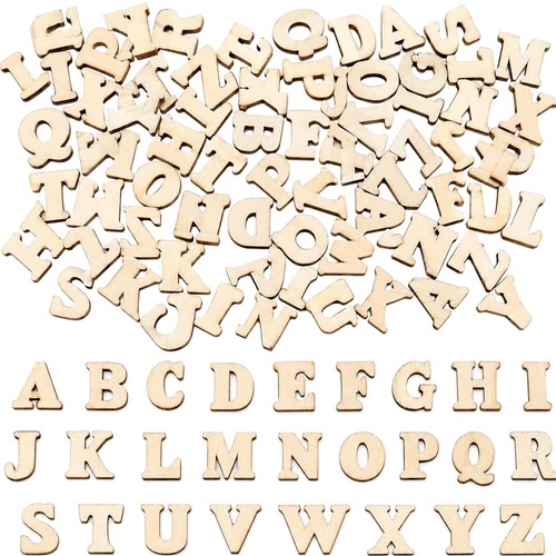 Holzbuchstaben set 208 - 208, stück