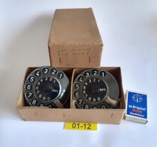 01-12) 2x RFT Wählscheibe