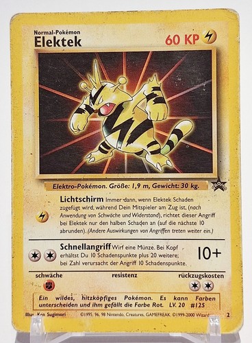 Pokemon karte elektek - pokemon,