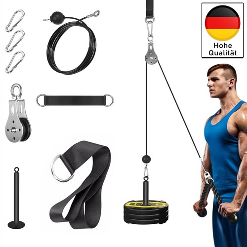 Fitness kabelzug set für home - set,