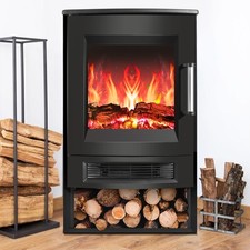 Elektrokamin Elektrischer Kamin Heizofen LED Heizlüfter Standkamin Heizungen