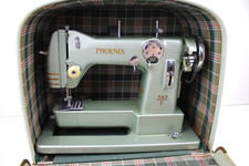 Phoenix 282 F Freiarm Nähmaschine mit Koffer Phönix Vintage ohne Motor
