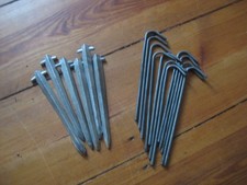 20 Stück original Klappfix Heringe DDR vintage Zelt spannen Camptourist CT 6-2