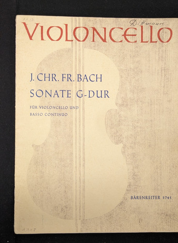 Chr bach sonate - j.chr., g-dur