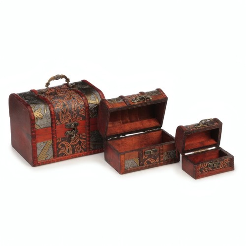 Schatzkisten set aus - aus, holz,
