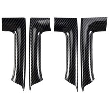 4pcs Car Sticker ABS Carbon
