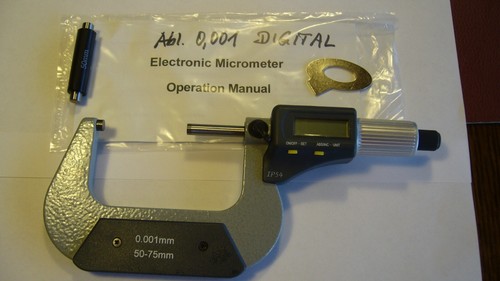 Digital micrometer mm - 50-75,