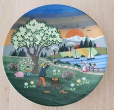 Wandteller Barbara Fürstenhöfer Theo Kühn Bavaria Frühling Jahreszeiten