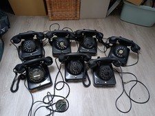 7x alte Bakelit Telefon W48