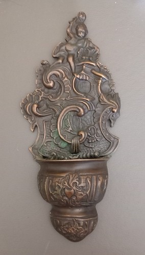 Weihwasserkessel bronze - weihwasserkessel,
