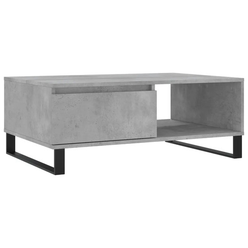 Couchtisch betongrau 90x60x35 - couchtisch,