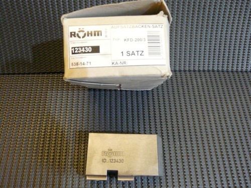 Röhm aufsatzbacken satz typ - röhm,