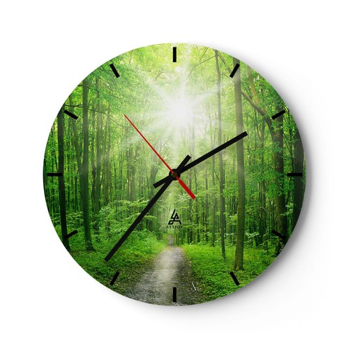 Modern wanduhr 40x40cm - 40x40cm, rund