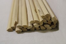 (a76)  25Stk 100cm Viertelstaleiste Abachi 12x12mm Viertelrund Holzleisten