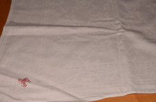 Alte Leinen Damast Tischdecke