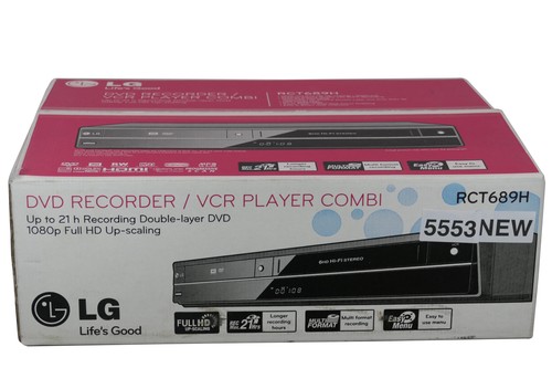 Rct689h dvd vhs - lg, &