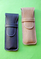 2 Stifte Etui aus Leder  15 x