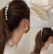 Perlen Haarklammer Haarspange