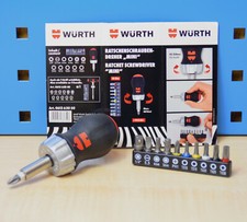 Würth Mini Ratschen Schraubendreher Bitsatz Kurze Ausführung Ratsche Knirps