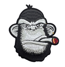 Gorilla zigarre biker - biker, patch