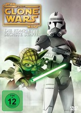 Star Wars: The Clone Wars - Die komplette sechste Staffel [3 DVDs] Zst. SEHR GUT