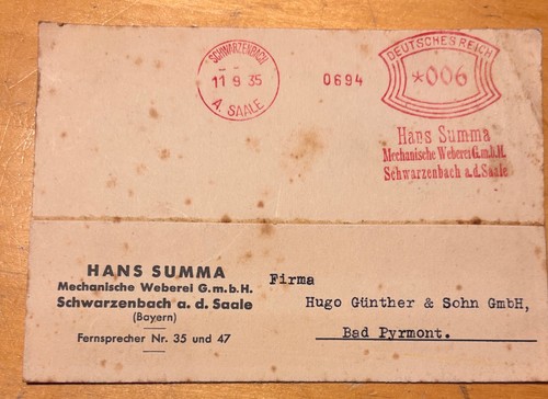 Weberei hans summa - weberei,