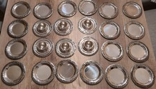 Eierbecher 6 Unterteller 18 Marke WMF Edelstahl Geschirr Made In Germany