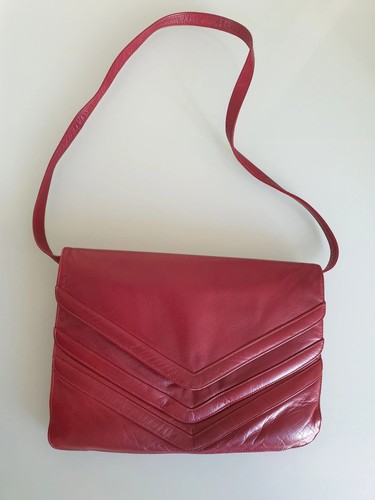 Entzückende rote ledertasche - entzückende,
