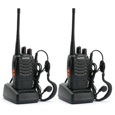 BAOFENG 2PCS Walkie Talkie set mit Großer Reichweite 8km Funkgerät PMR 16 Kanäle