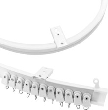 ® 2m Vorhangschiene, Gebogene