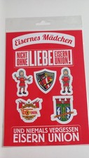 Eisern union aufkleber set - union, aufkleber-set