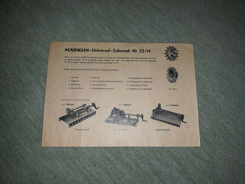 Märklin metallbaukasten - märklin,