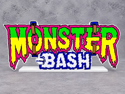 Monster bash pinball topper - monster,