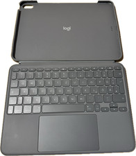 LOGITECH Combo Touch für iPad Air 11 Zoll (M2), (5. Generation – 2022) Tastatur 