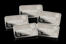 Silberbarren 50g 5×10 Gramm