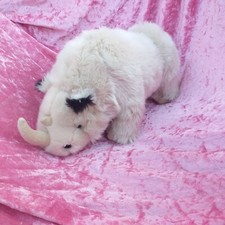 Eiszeit Quell Wollnashorn wollweiß 28 cm Kuscheltier Stofftier Werbefigur