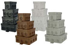 Abzweigdose 5-10 Set Verteilerkas Halogenfrei Wasserdicht Verteilerdose Aufputz