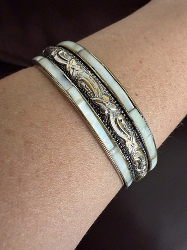 Vintage bangle armreif - armreif, messing