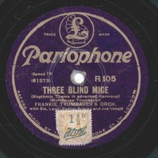 Frankie Trumbauer´s Orch. - Three Blind Mice / Krazy Kat